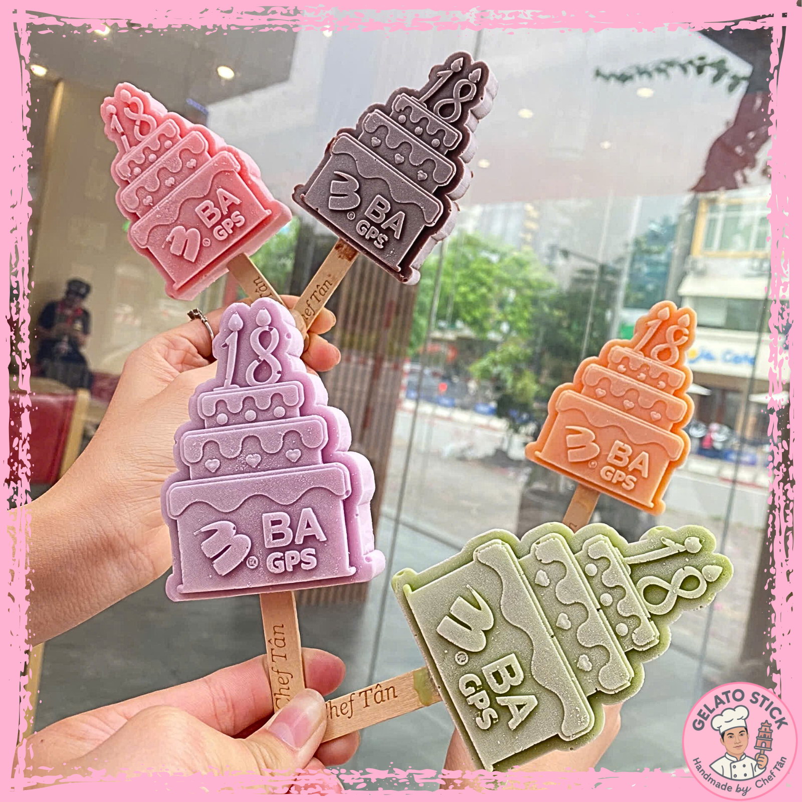 Kem logo Kỷ niệm 18 năm - BA GPS