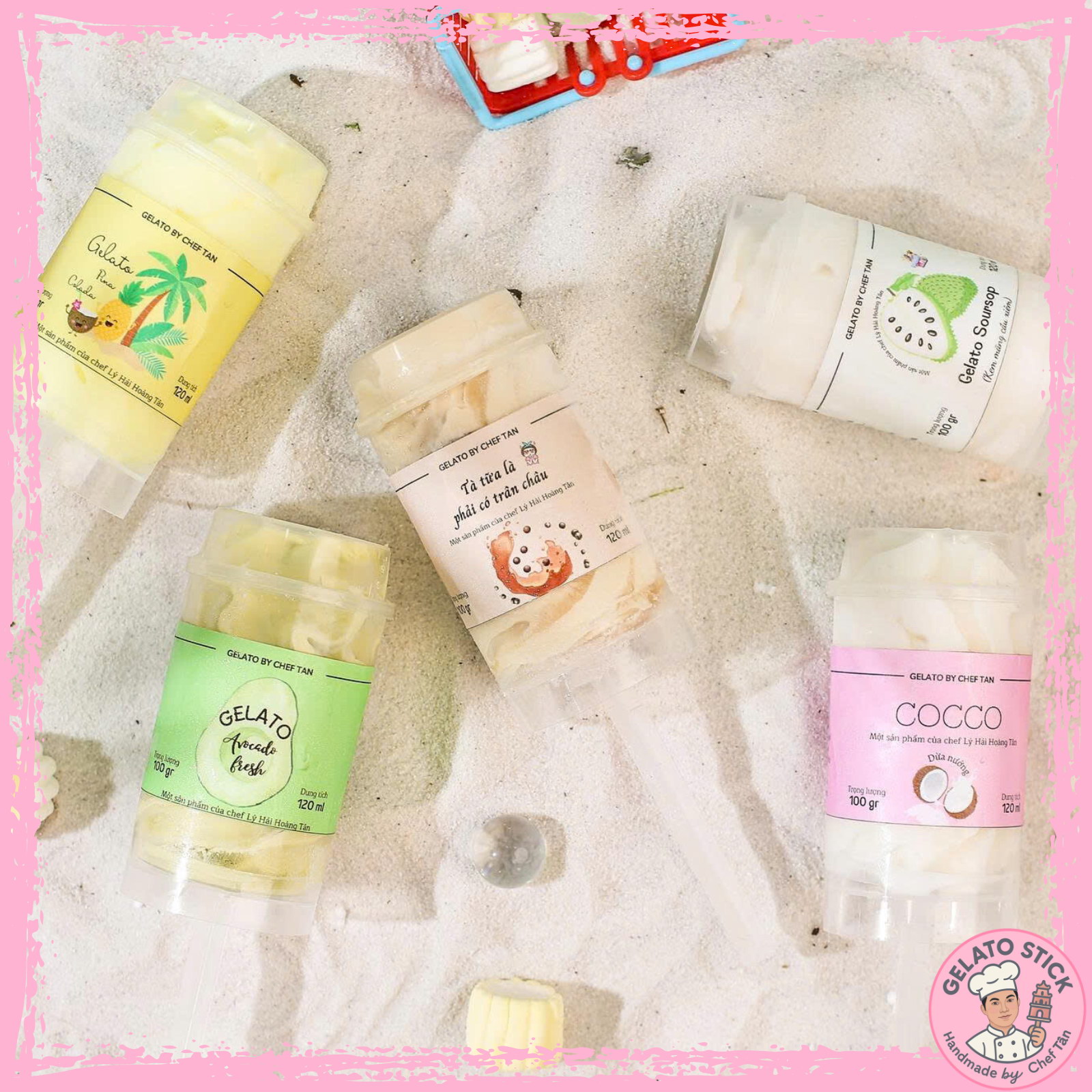 Kem ống trái cây tươi 01