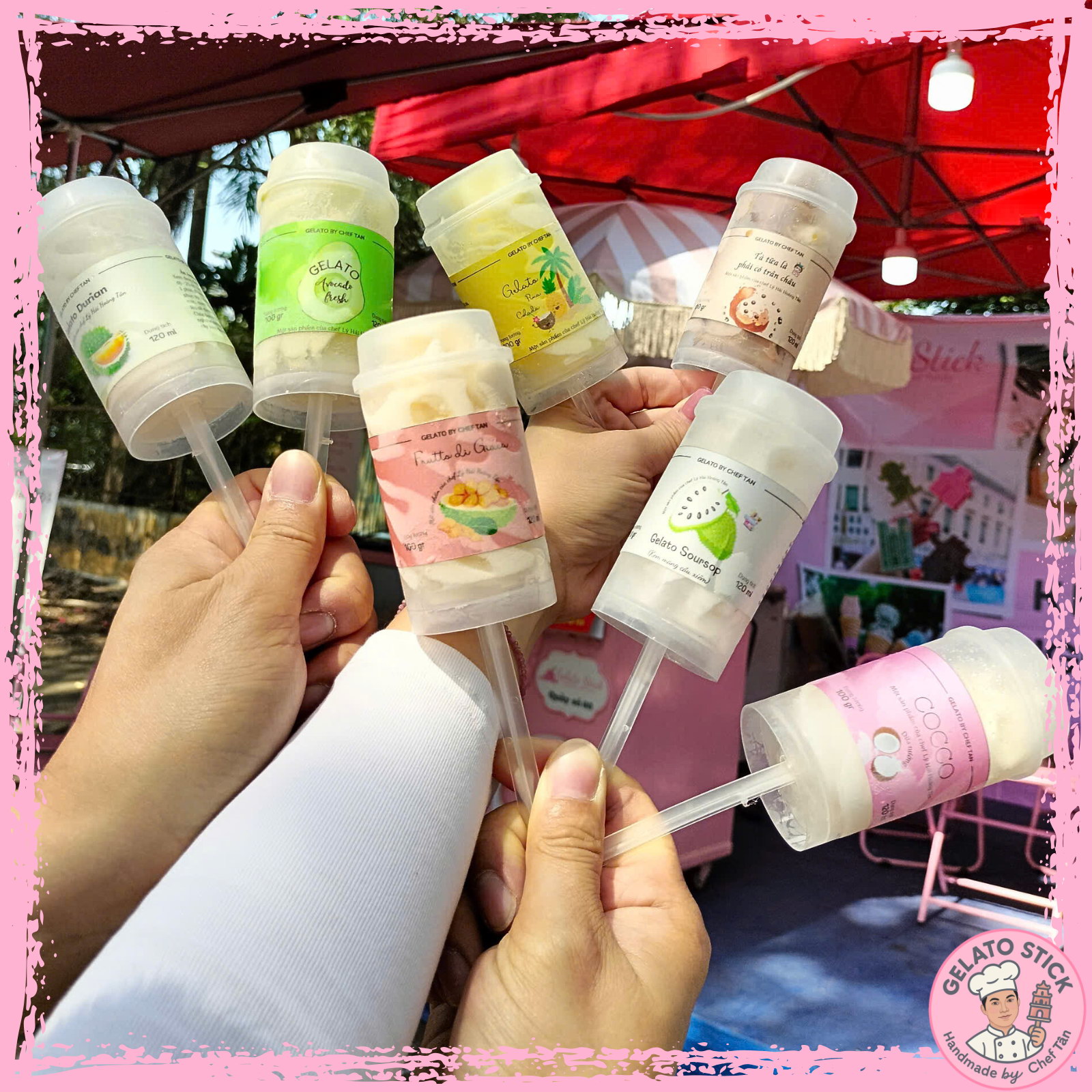 Kem ống trái cây tươi 04