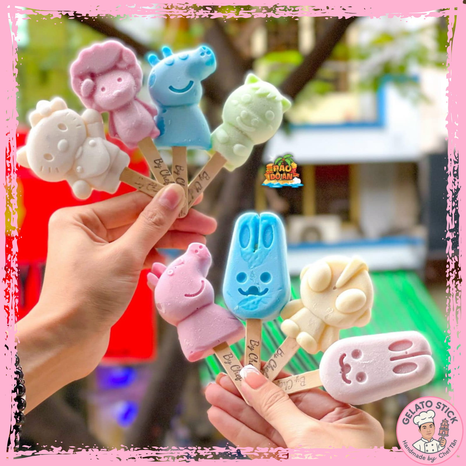 Kem que hình thú 01