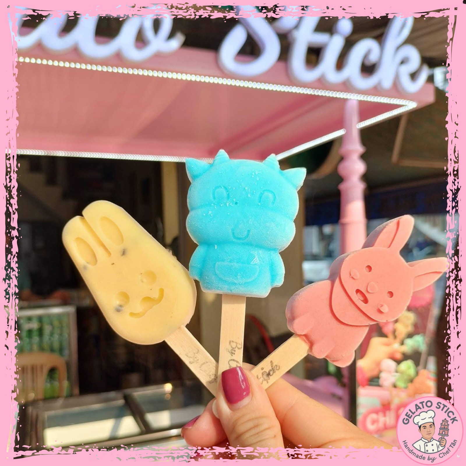 Kem que hình thú 03