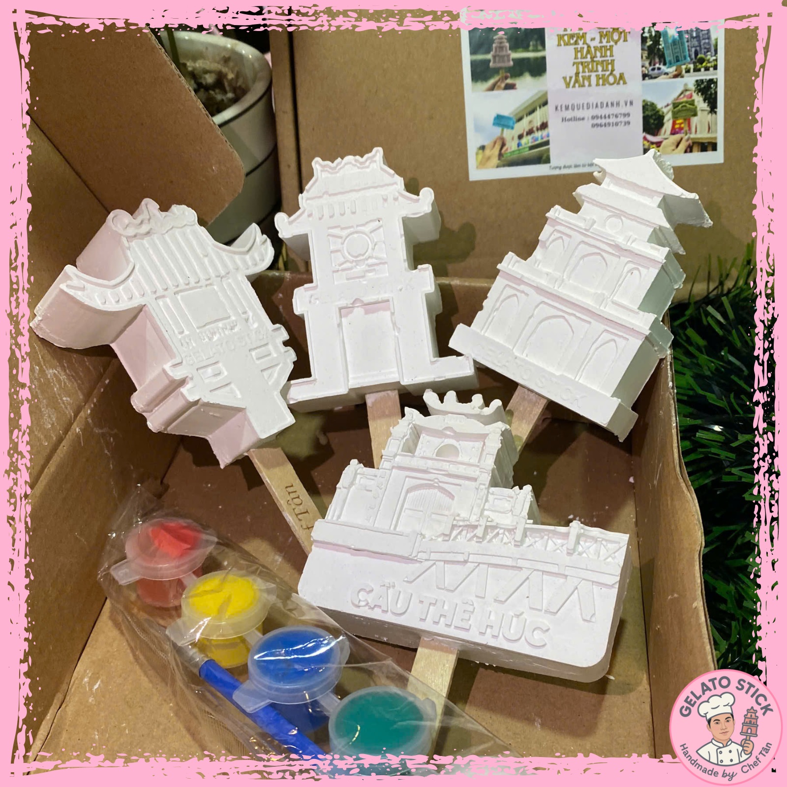 Set tô tượng địa danh 1