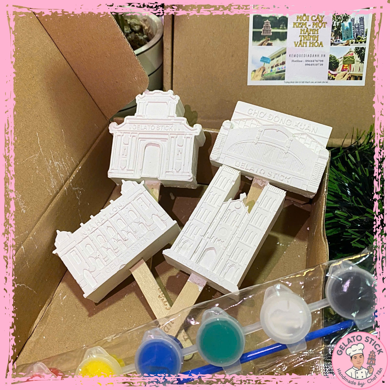 Set tô tượng địa danh 2