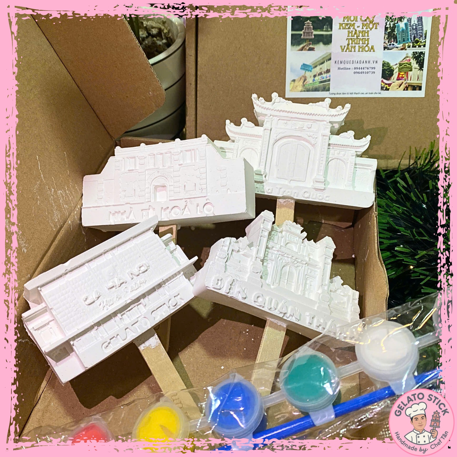 Set tô tượng địa danh 4