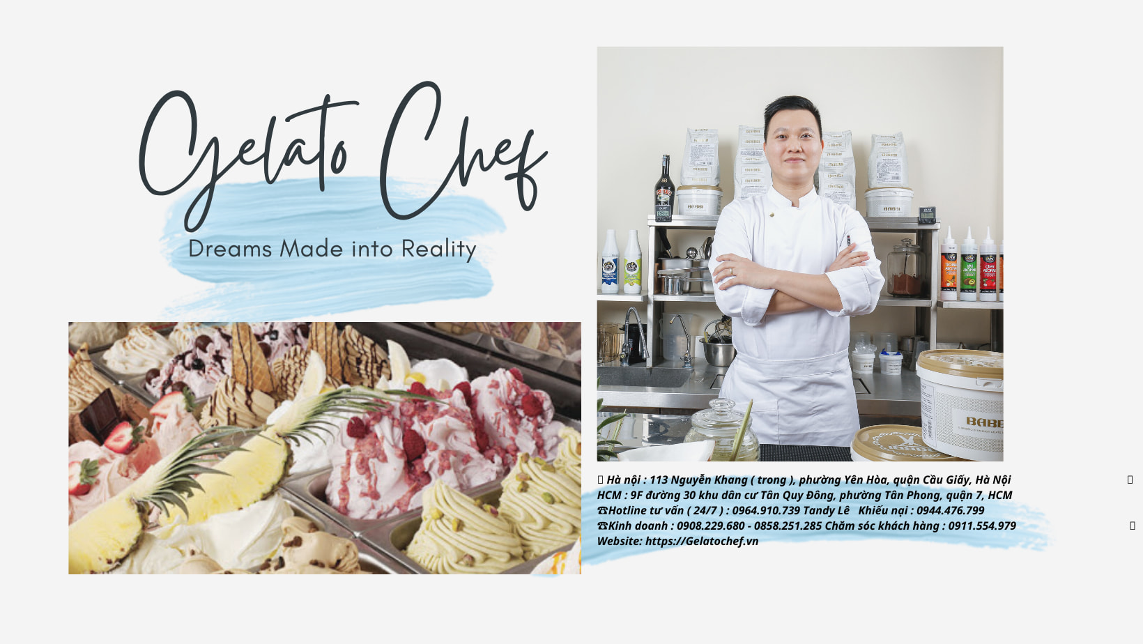 Đào tạo gelato chuyên nghiệp – offline & online