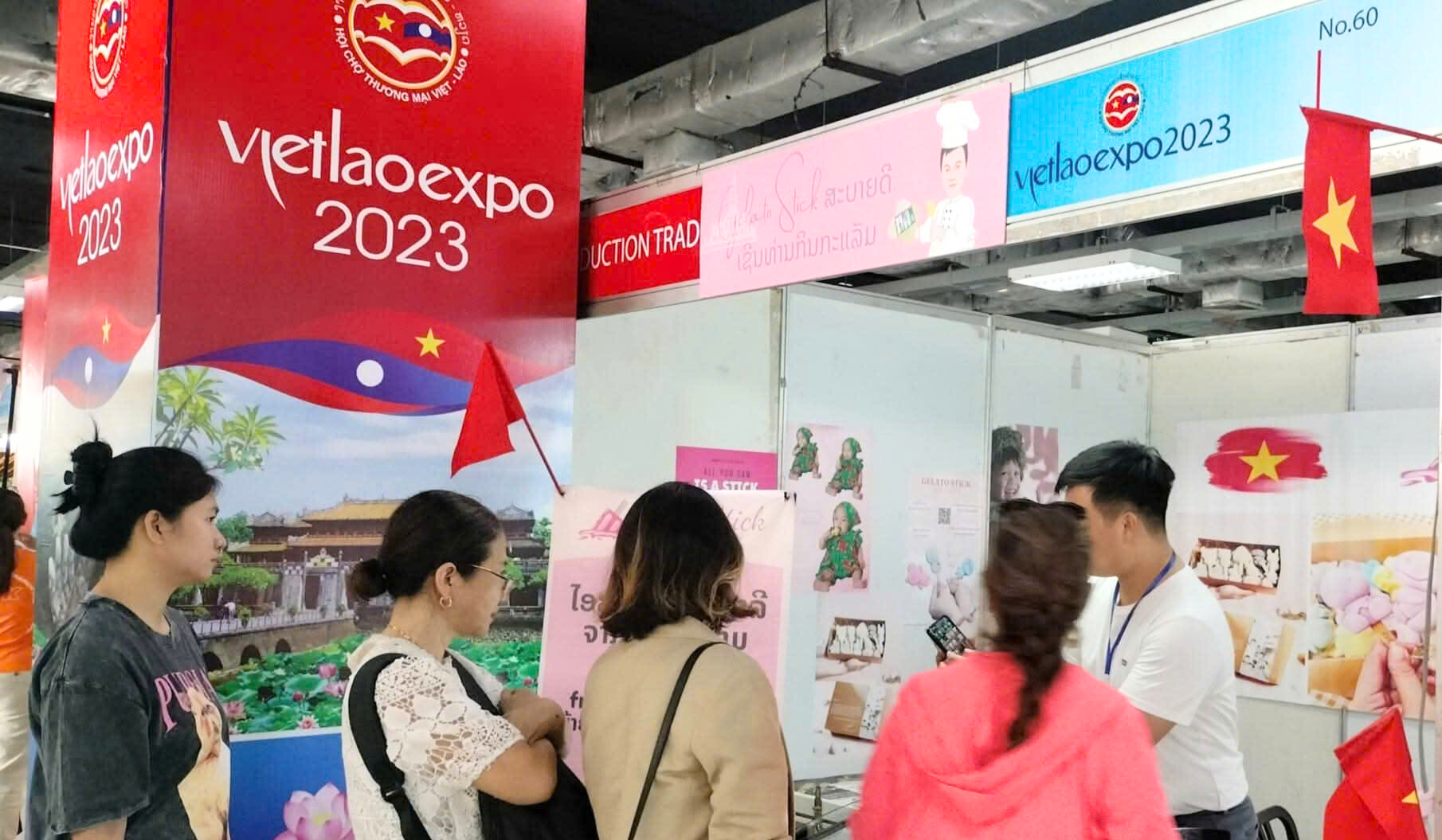 Gelato Stick tham dự hội chợ VietLaoexpo2023 tổ chức tại Thủ đô Viêng Chăn