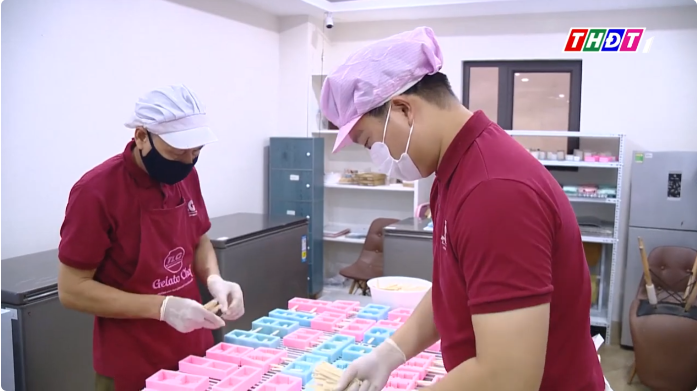  Độc đáo kem 3D in hình địa danh tại Hà Nội ( PV THDT )