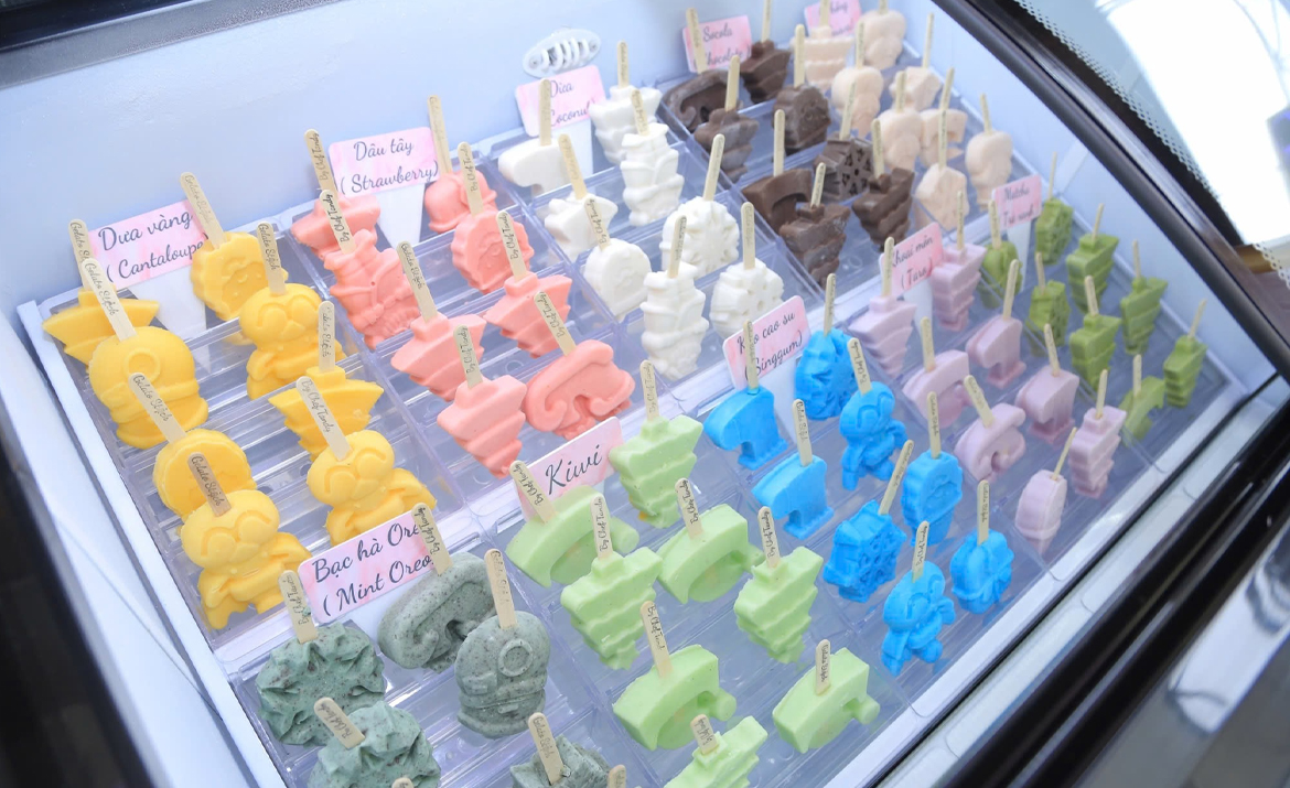 Nhượng quyền xưởng sản xuất kem nghệ thuật