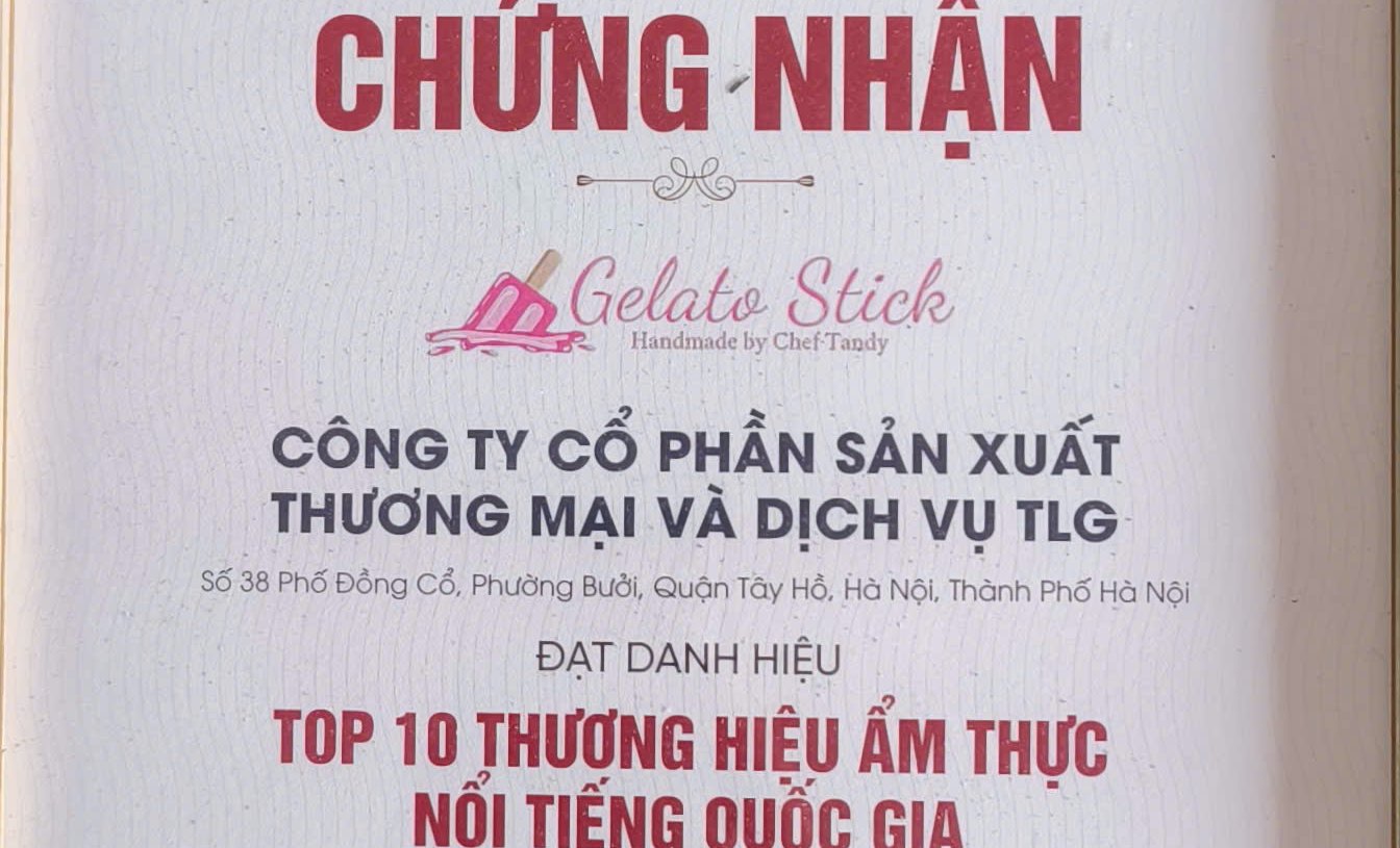 Các chứng nhận tham dự sự kiện uy tín của thành phố, sở
